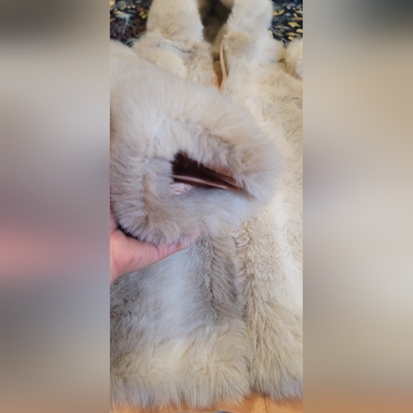 Vintage Sears Fashion White Faux Fur Women's Jacket❤️BEAUTIFUL!!!! Sz Sm/Med(16) - Picture 8 of 16